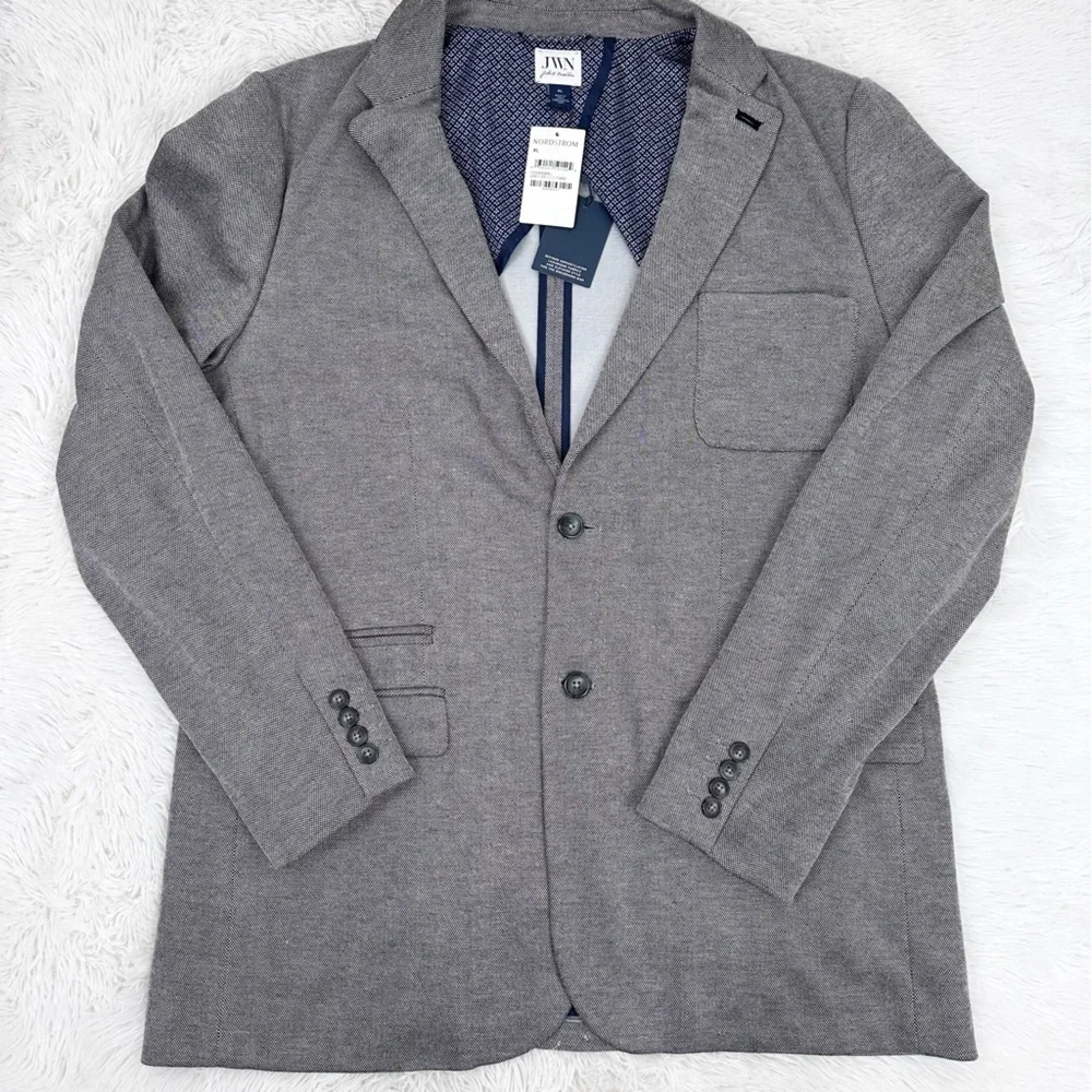 JWN Grey Opal Oxford Sport Coat Size XL
